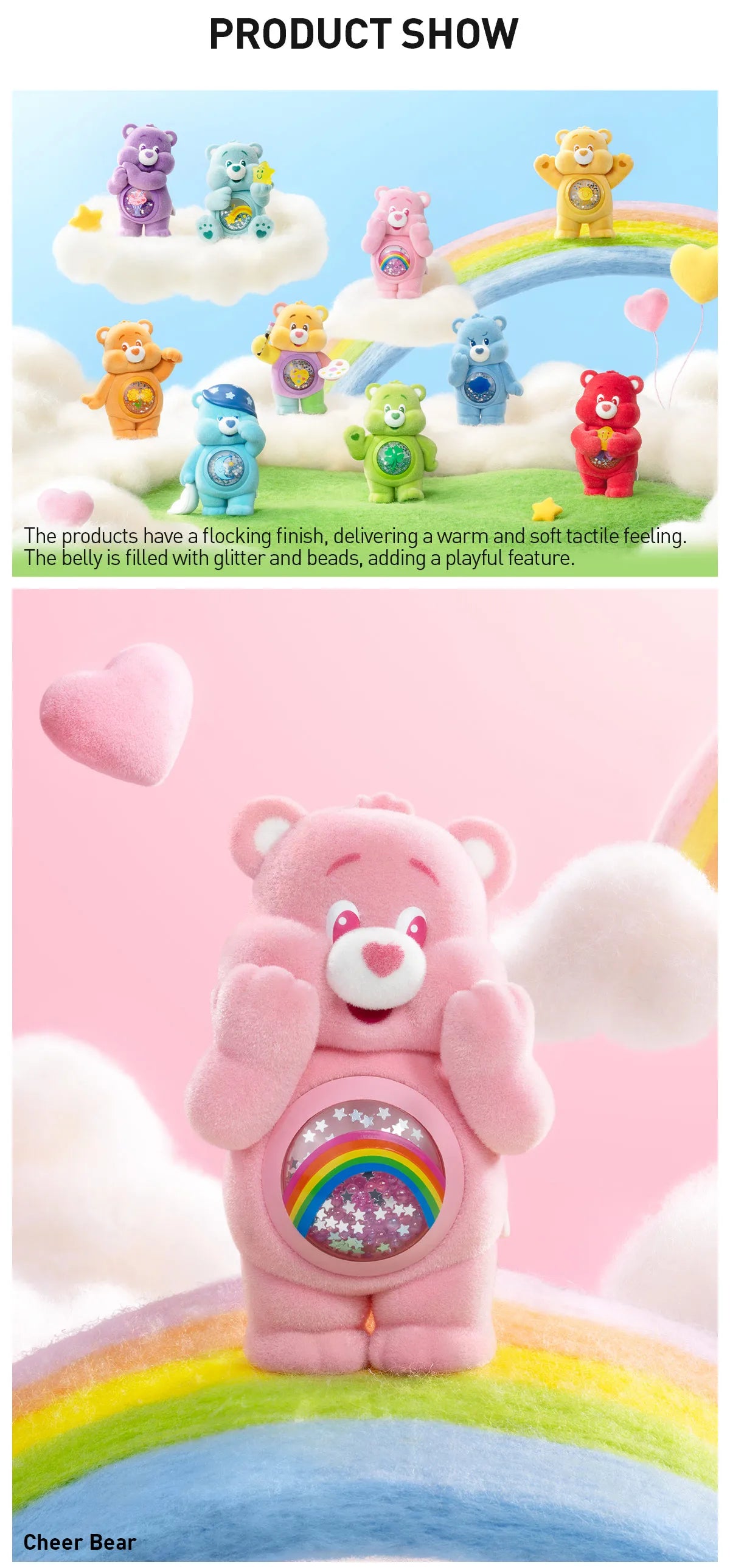 POP MART Care Bear Coloful Hugs Series Figures