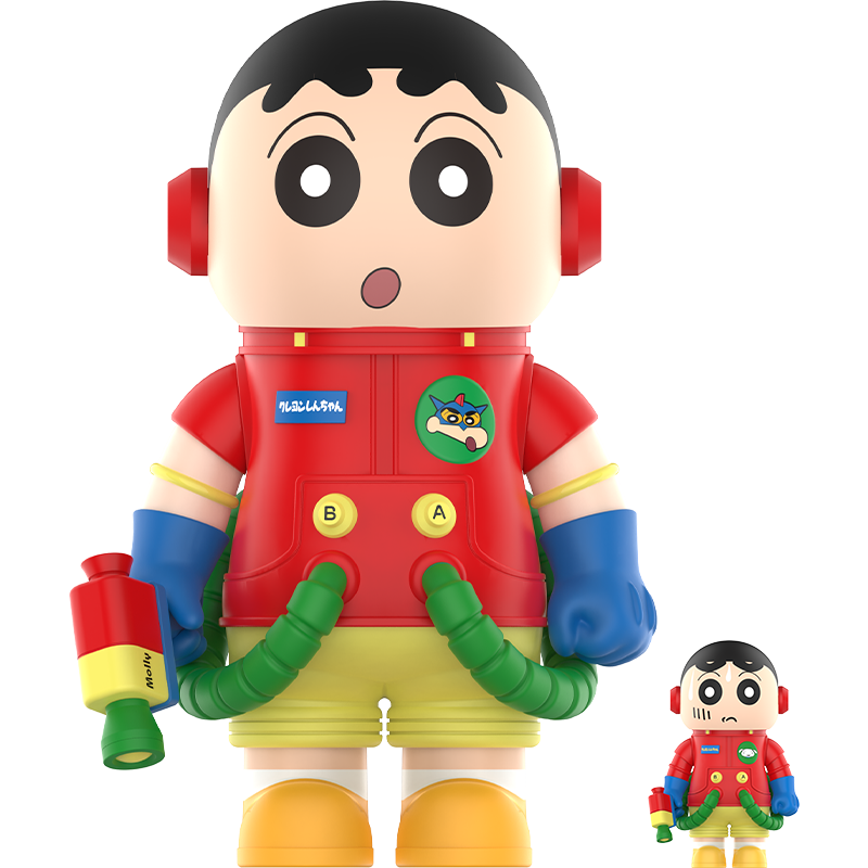 POP MART MEGA SPACE MOLLY 400%+100% 蠟筆小新