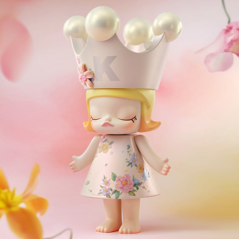 POP MART MEGA ROYAL MOLLY 400% 漫縵花落・絨 Velvet Flowers