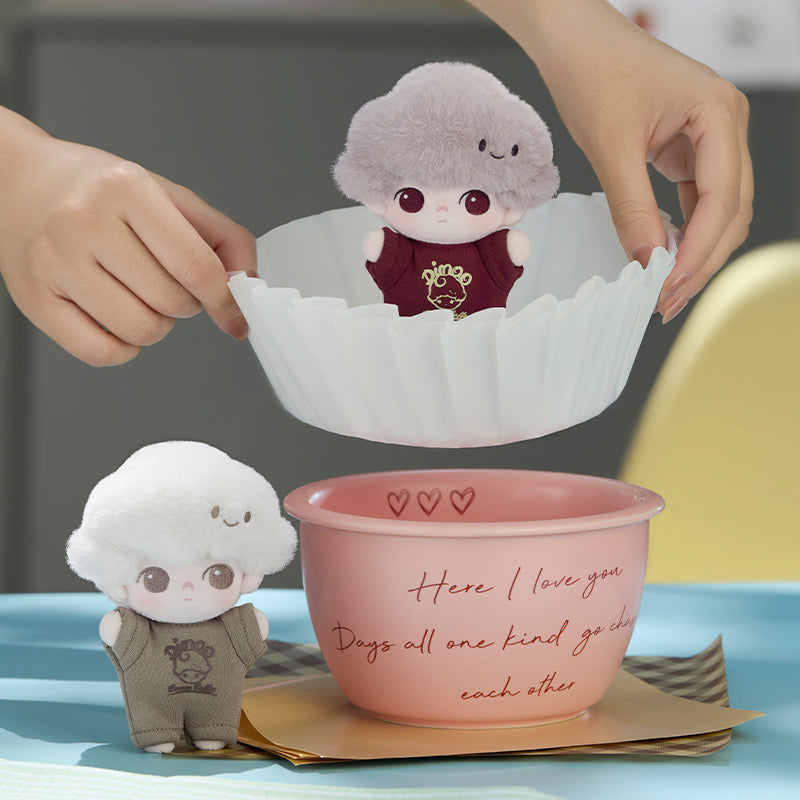 POP MART DIMOO心動特調系列-軟臉毛絨鑰匙扣盲盒 Crush on Coffee Series-Soft faced Plush Keychain Blind Box