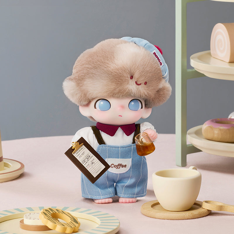 POP MART DIMOO心動特調系列-搪膠毛絨吊卡 Crush on Coffee Series-Vinyl Plush Blister Pack