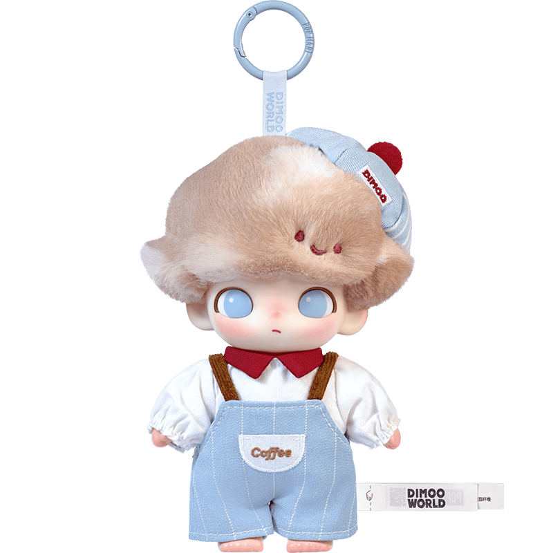 POP MART DIMOO心動特調系列-搪膠毛絨吊卡 Crush on Coffee Series-Vinyl Plush Blister Pack
