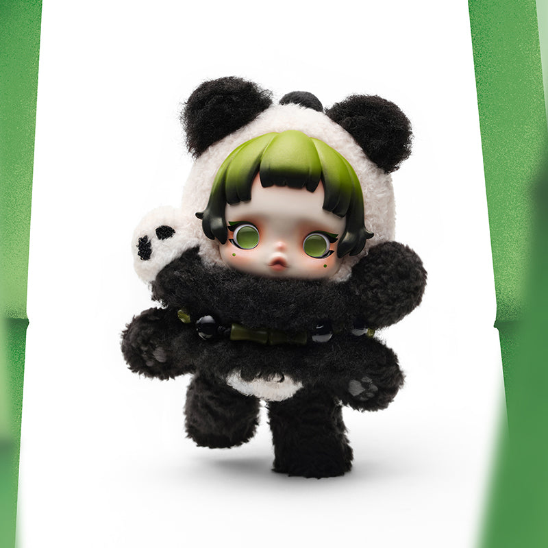 SKULLPANDA Lazy Panda Plush Doll Pendant 熊怠怠毛絨公仔掛件