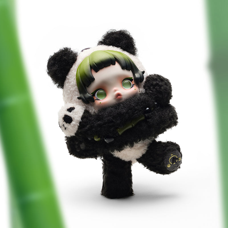 SKULLPANDA Lazy Panda Plush Doll Pendant 熊怠怠毛絨公仔掛件