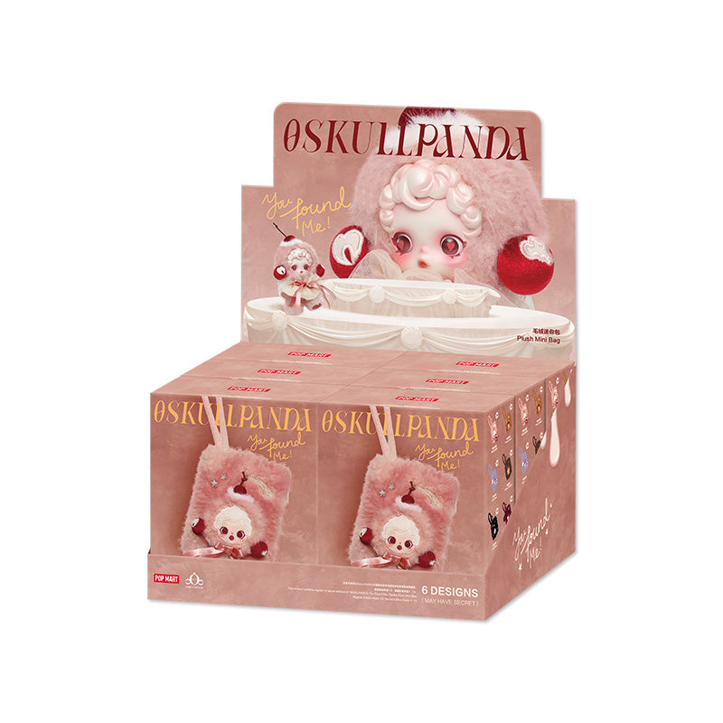 POP MART SKULLPANDA 不眠劇場系列毛絨迷你包 You Found Me！Series Plush Mini Bag