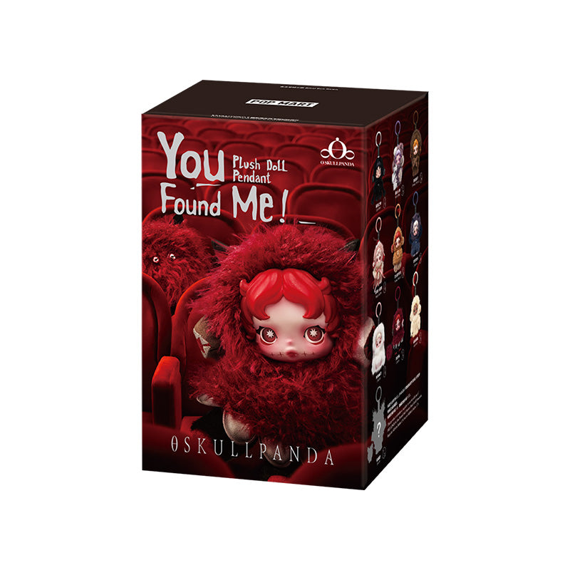 POP MART SKULLPANDA不眠劇場系列毛絨公仔掛件 You Found Me! Series Plush Doll Pendant