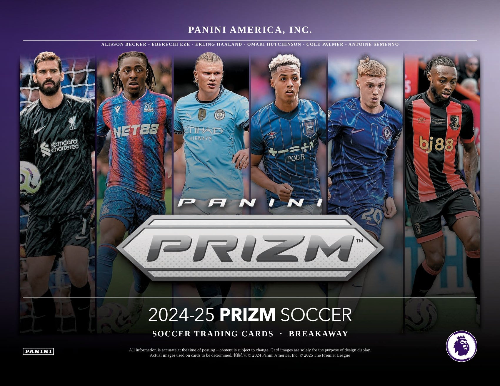 2024-25 Panini Prizm English Premier League Retail EPL 英超 Retail Counter Box