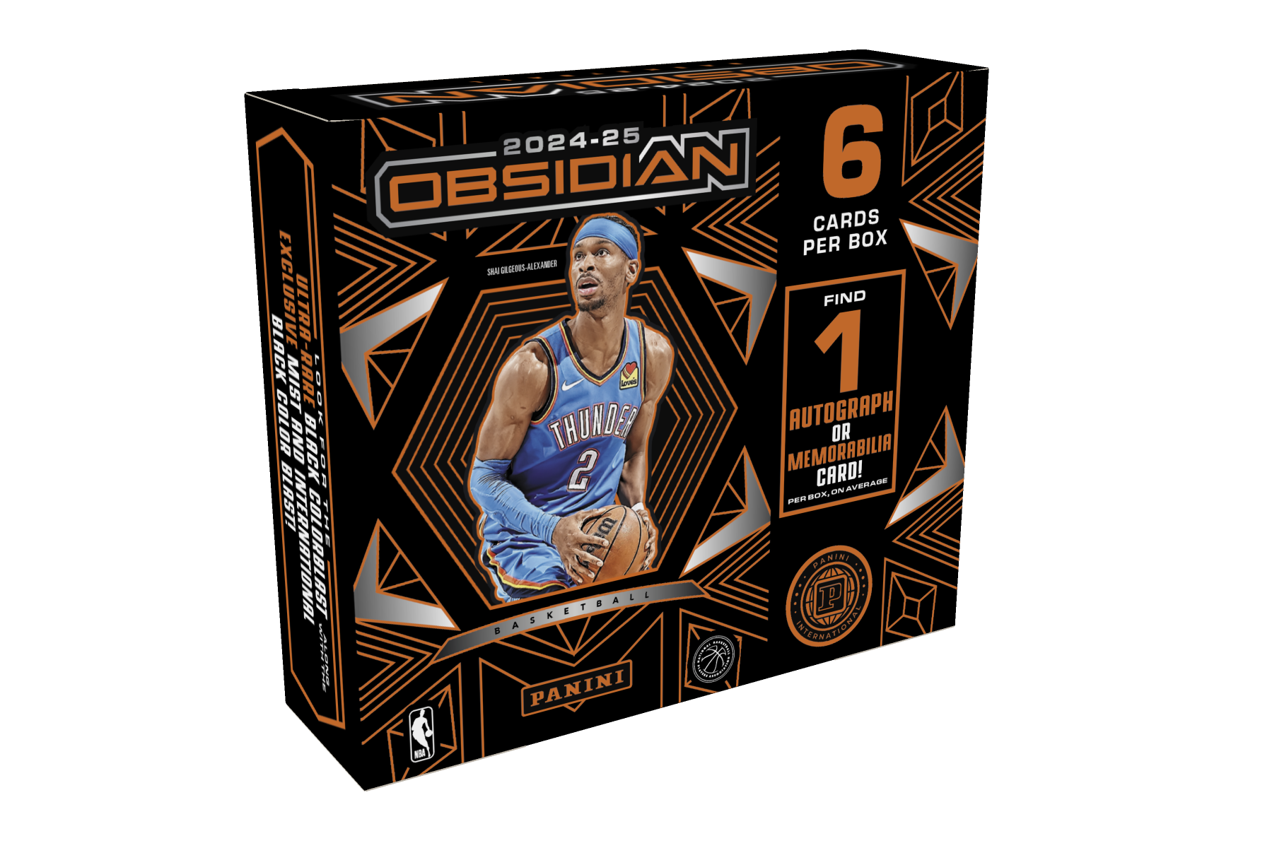 2024-25 Panini Obsidian NBA Trading Card Box (Hobby International)