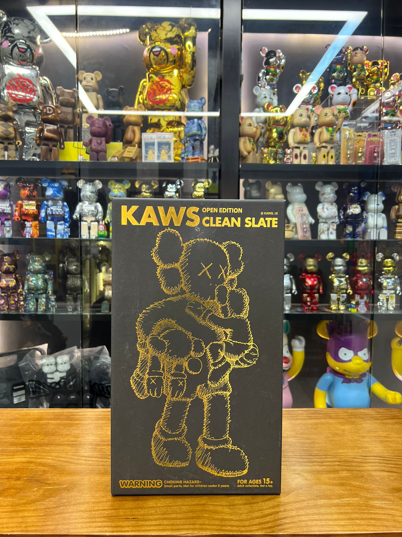 Kaws Open Edition Clean Stale (Black)