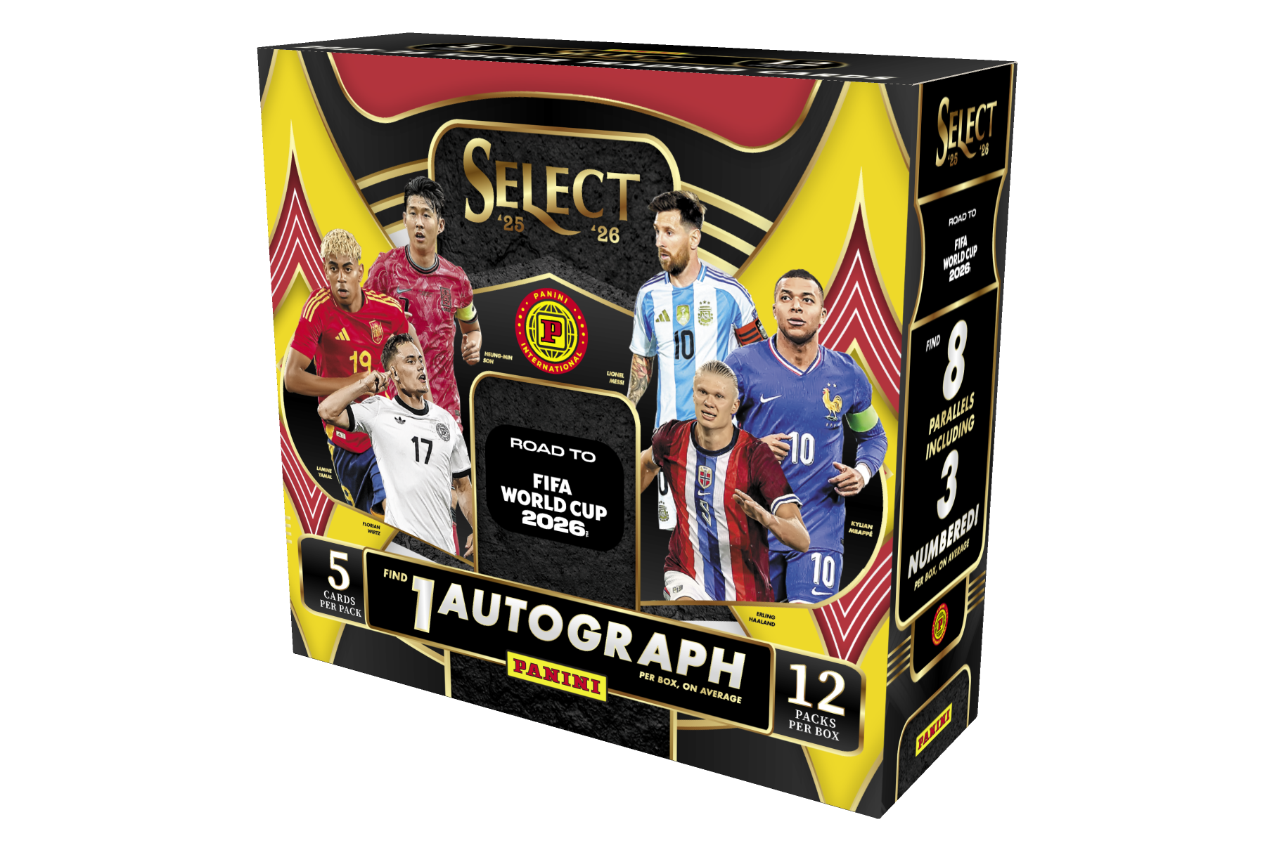 2025-26 Panini Select Road to FIFA World Cup 2026™ Hobby International Box