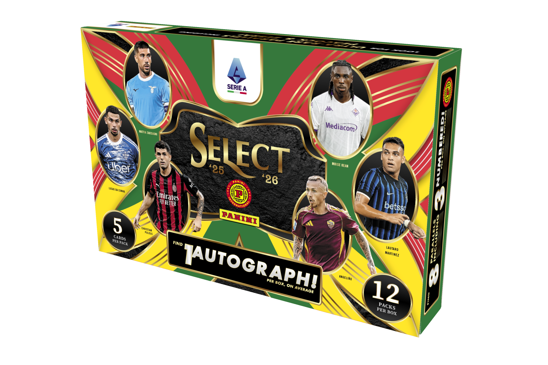 2025-26 Panini Select Serie A Trading Card Box (Hobby International)