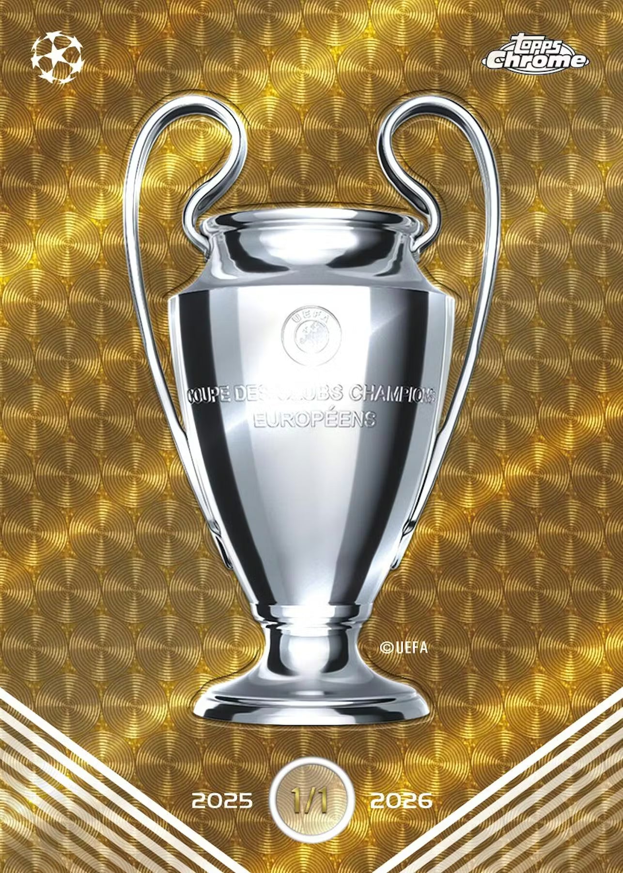 2025-26 Topps Chrome® UEFA Club Competitions UCC Delight Box