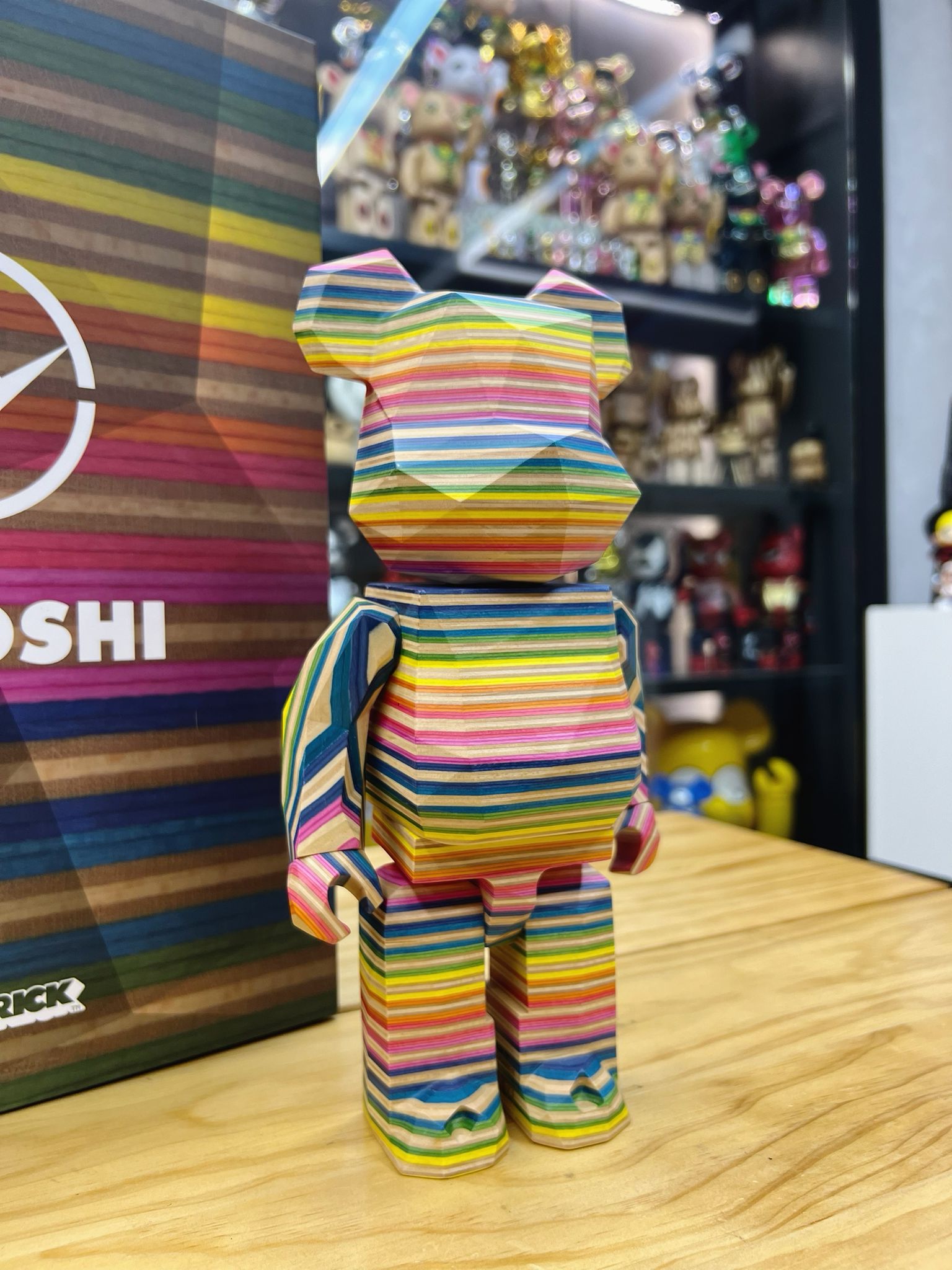 400% Be@rbrick x Fragment x Haroshi Karimoku (Polygon)