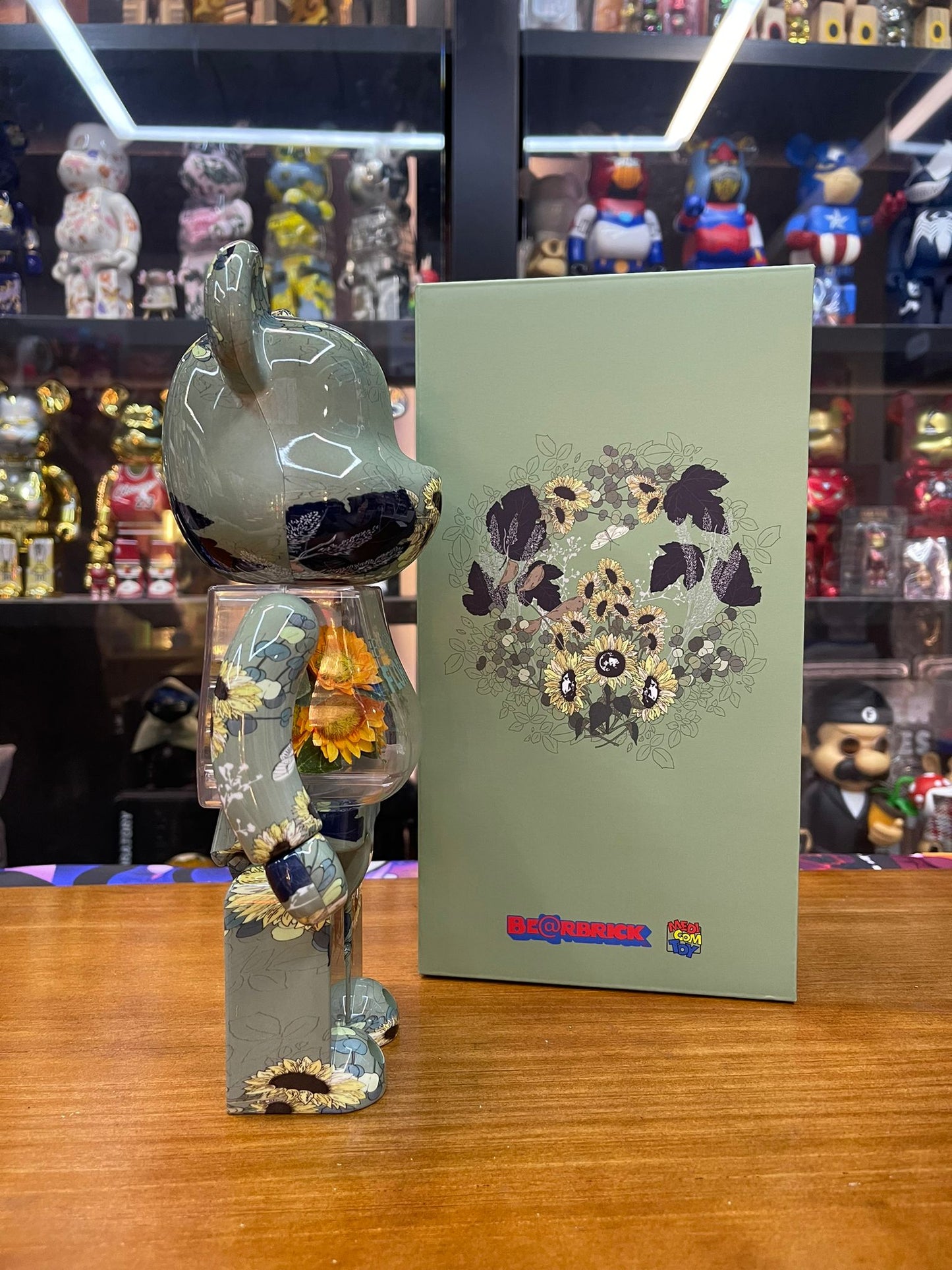 400％ BE@RBRICK FLOR@ SUNFLOWER