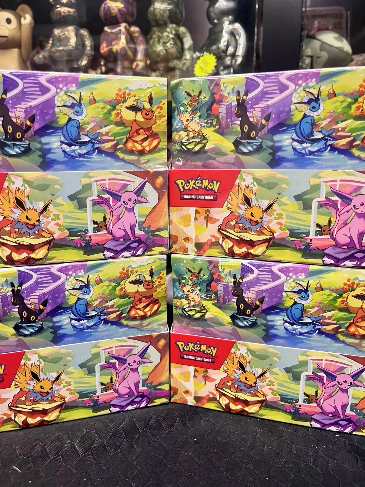 SV8.5 Pokemon Prismatic Evolutions Mini Tins Display Sealed