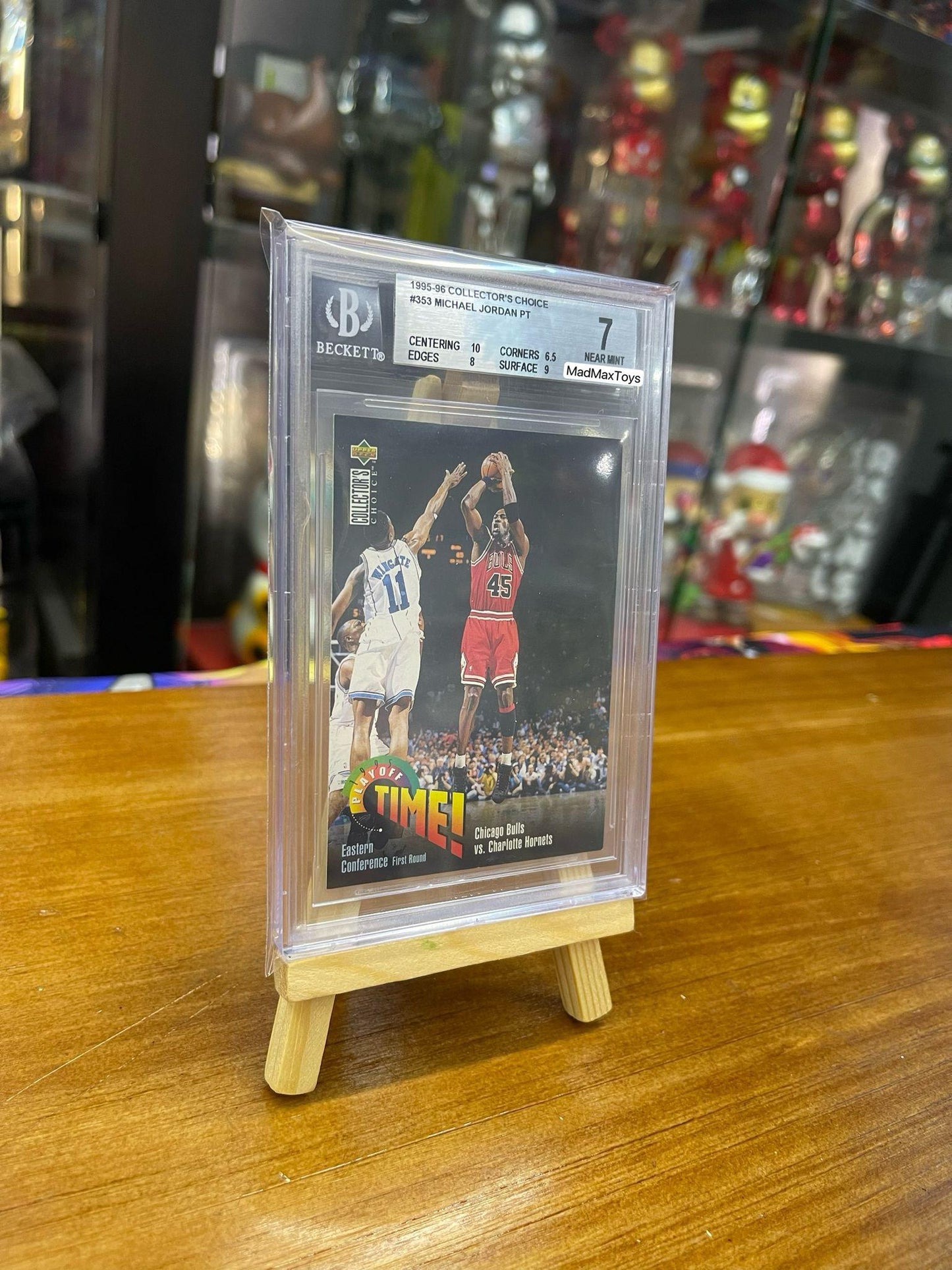 BGS 7 1995-96 COLLECTOR'S CHOICE #353 MICHAEL JORDAN PT