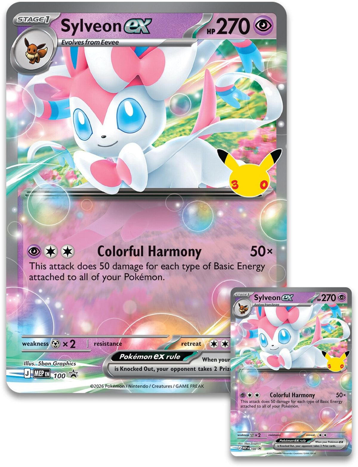 [ME6.5] Pokemon TCG 30th Celebration Pokémon Sylveon ex Box