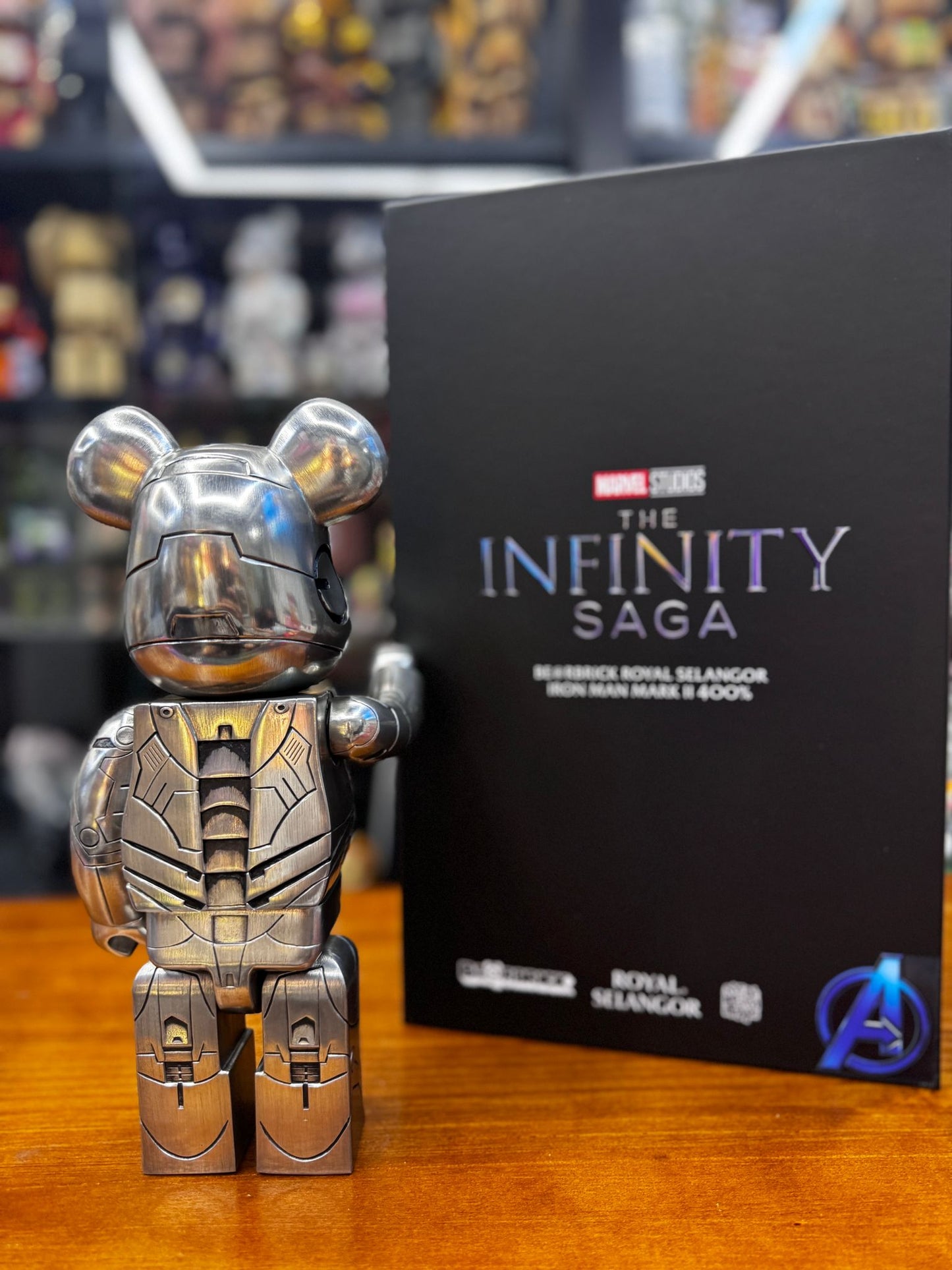 400％ BE@RBRICK ROYAL SELANGOR IRON MAN MARK II