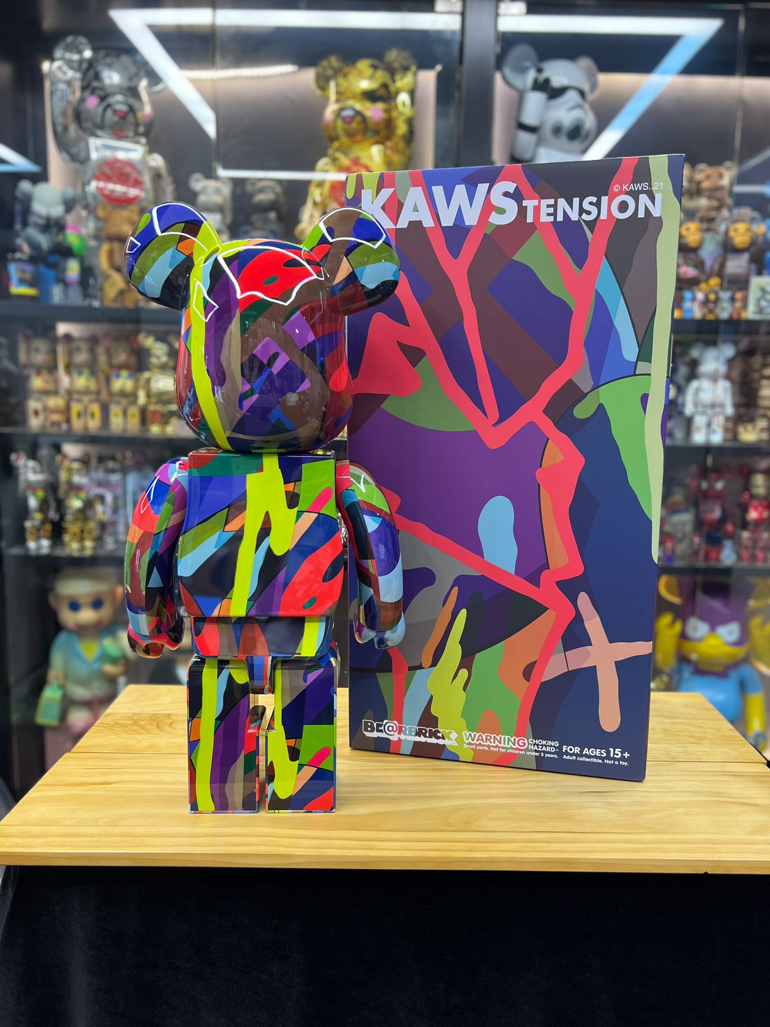 1000% Be@rbrick Kaws Tension