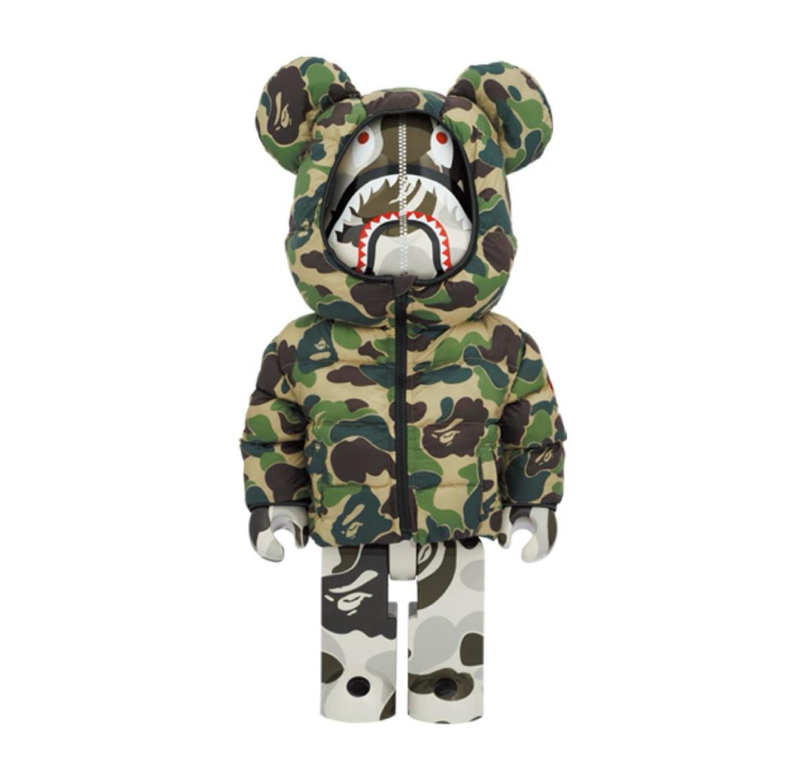 1000％ BE@RBRICK BAPE(R) × CANADA GOOSE SHARK