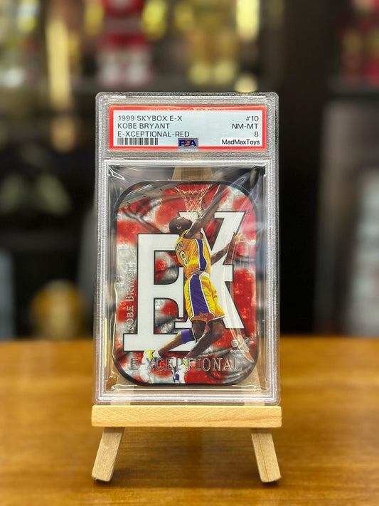 PSA 8 SKYBOX E-X KOBE BRYANT E-XCEPTIONAL-RED #10