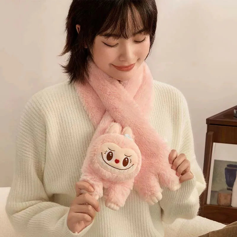 Popland 樂園限定 暖暖系列-MOKOKO 毛絨圍巾 Warm Fluffy Holiday Series-MOKOKO Plush Scarf