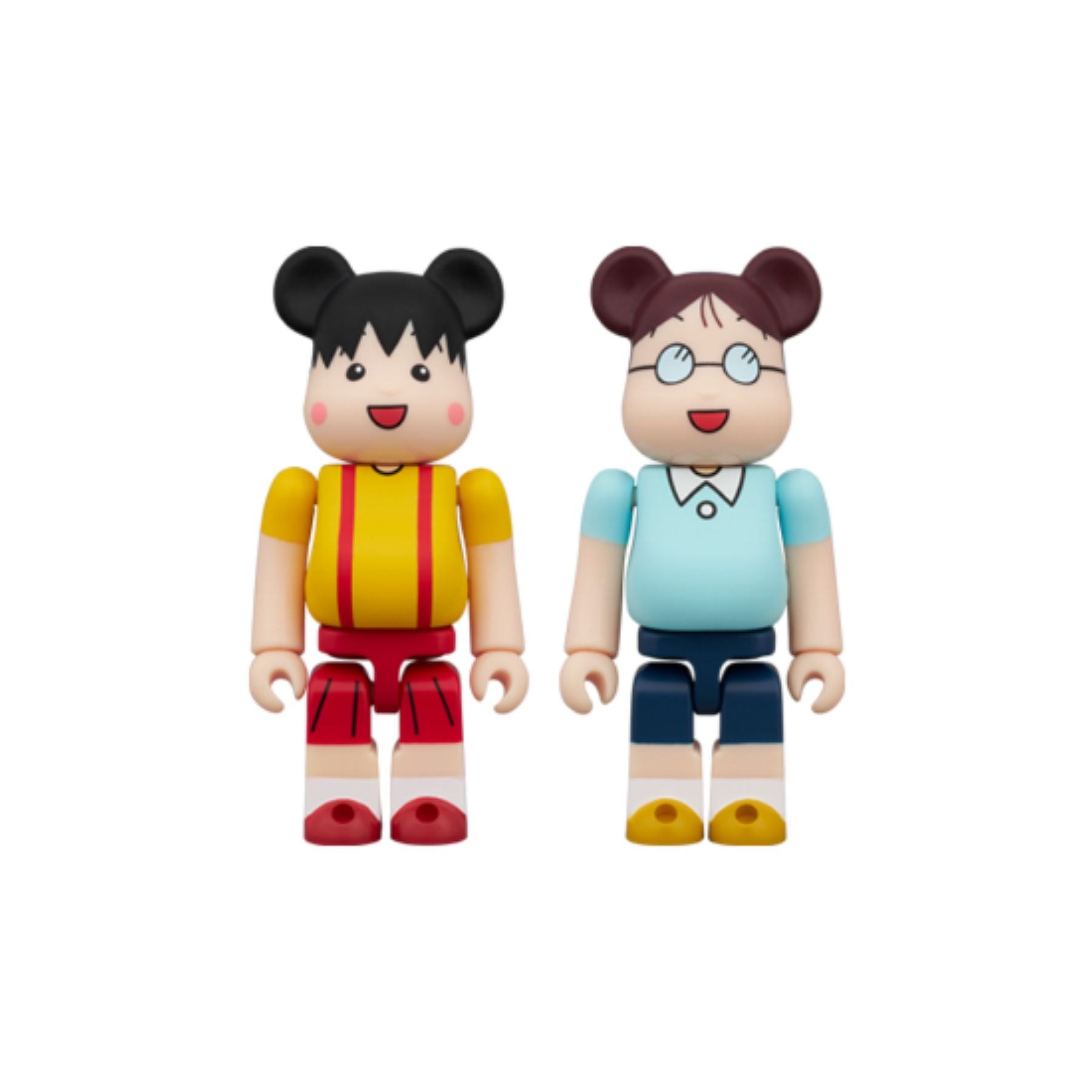 100% BE@RBRICK まる子 & たまちゃん 2PCS SET