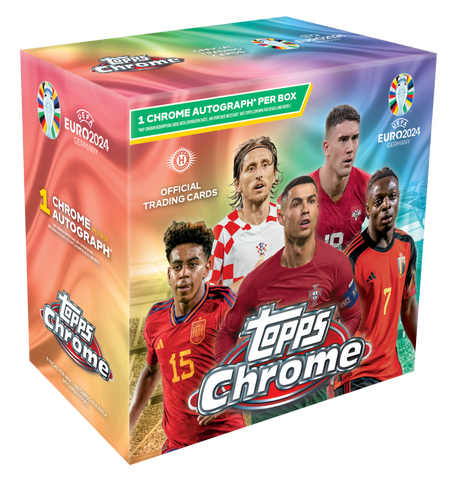 2024 Topps Chrome® UEFA EURO - Hobby Box