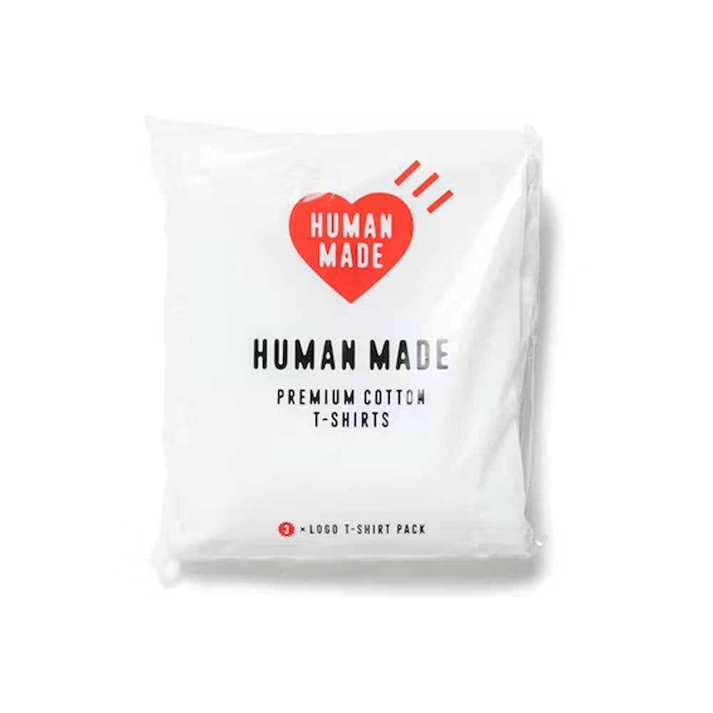 Human Made 3 Pack Premium Cotton T-Shirt