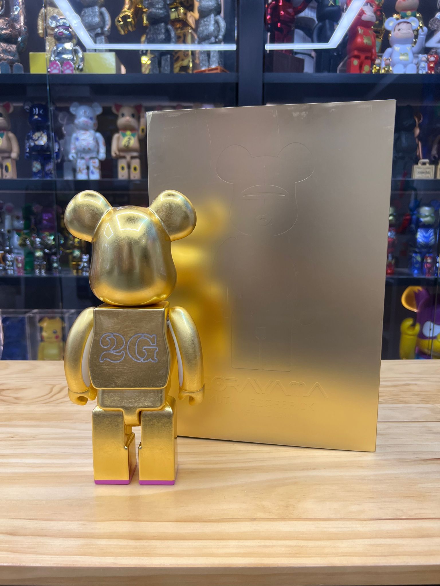 400% 九谷BE@RBRICK  HAJIME SORAYAMA（PURE GOLD LEAF）