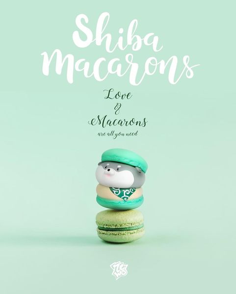 Shiba Macarons Blind Box 法式甜點小柴犬 [盲盒]