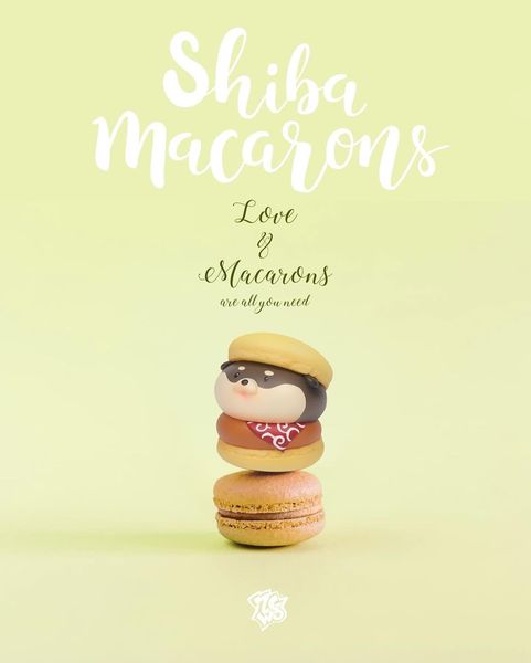 Shiba Macarons Blind Box 法式甜點小柴犬 [盲盒]