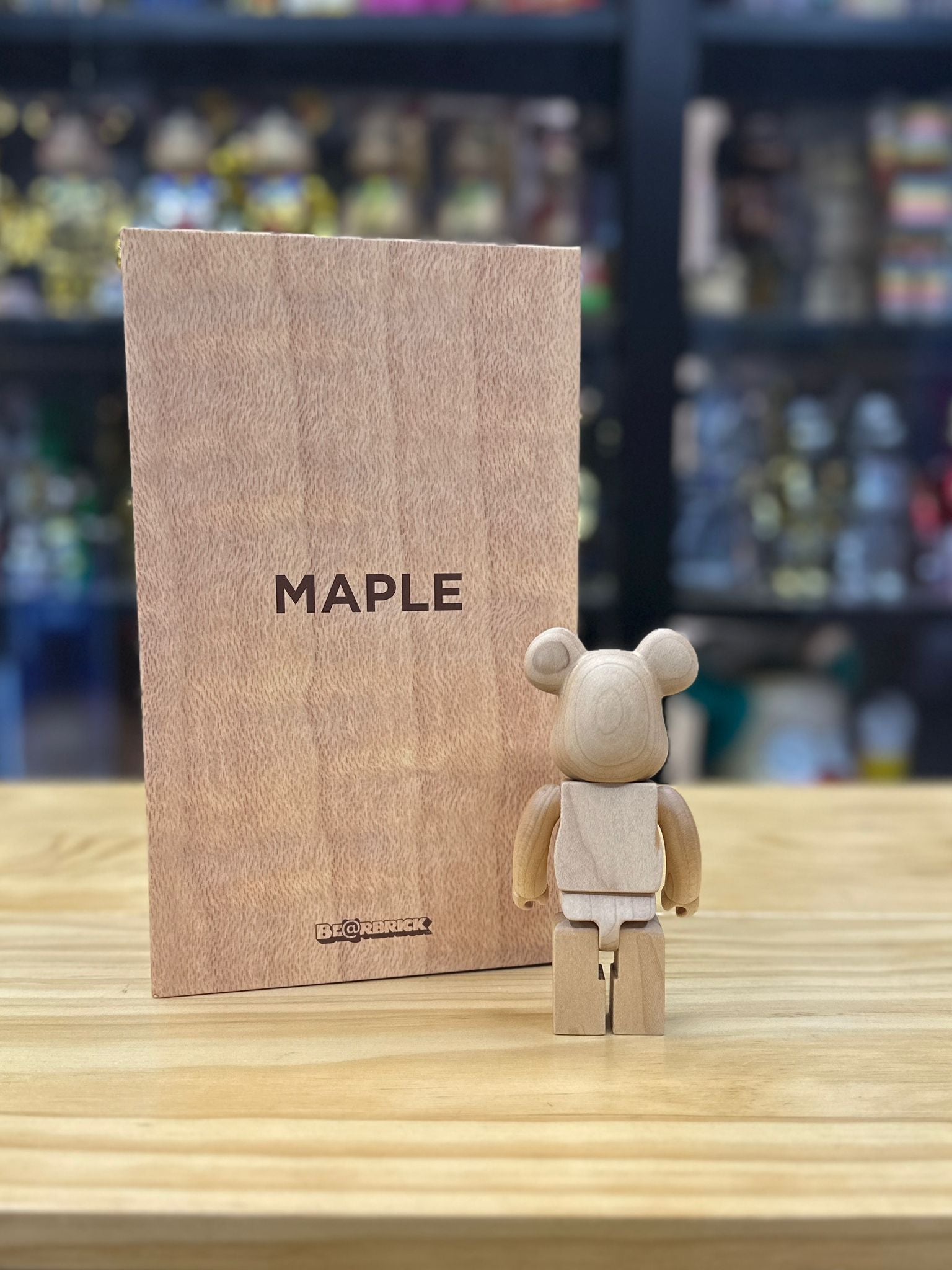 200％ BE@RBRICK カリモク  メープル