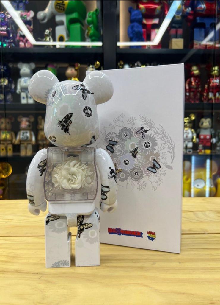 400% BE@RBRICK FLOR@ #2 White