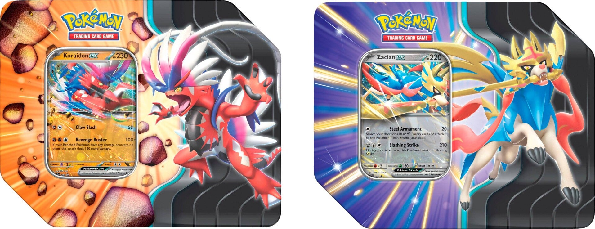 Pokemon Slashing Legends Big Tin