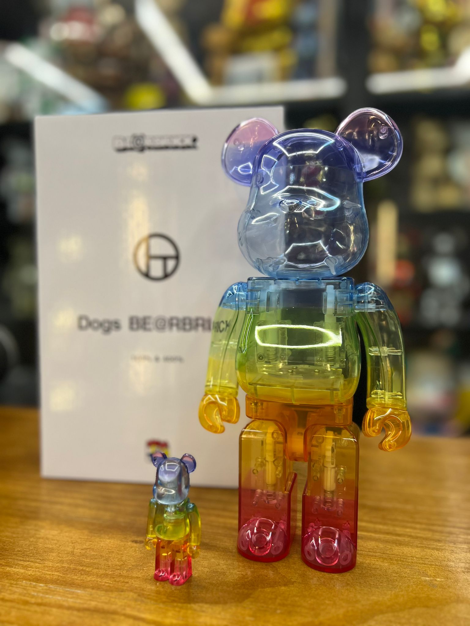 100% & 400% Be@rbrick Dogs clean multi