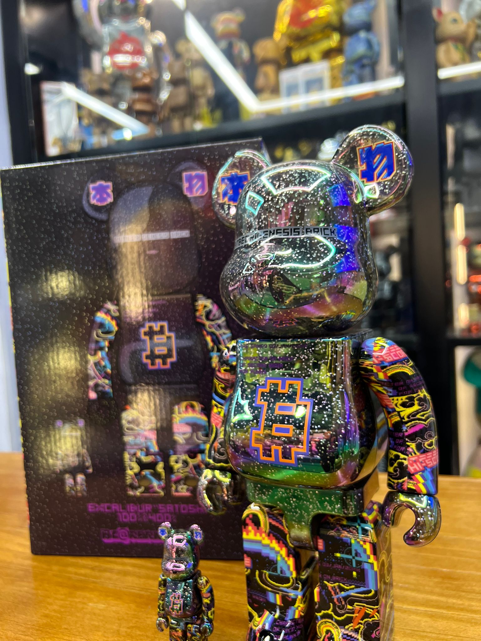 100% & 400% Be@rbrick Excalibur " SATOSHI"