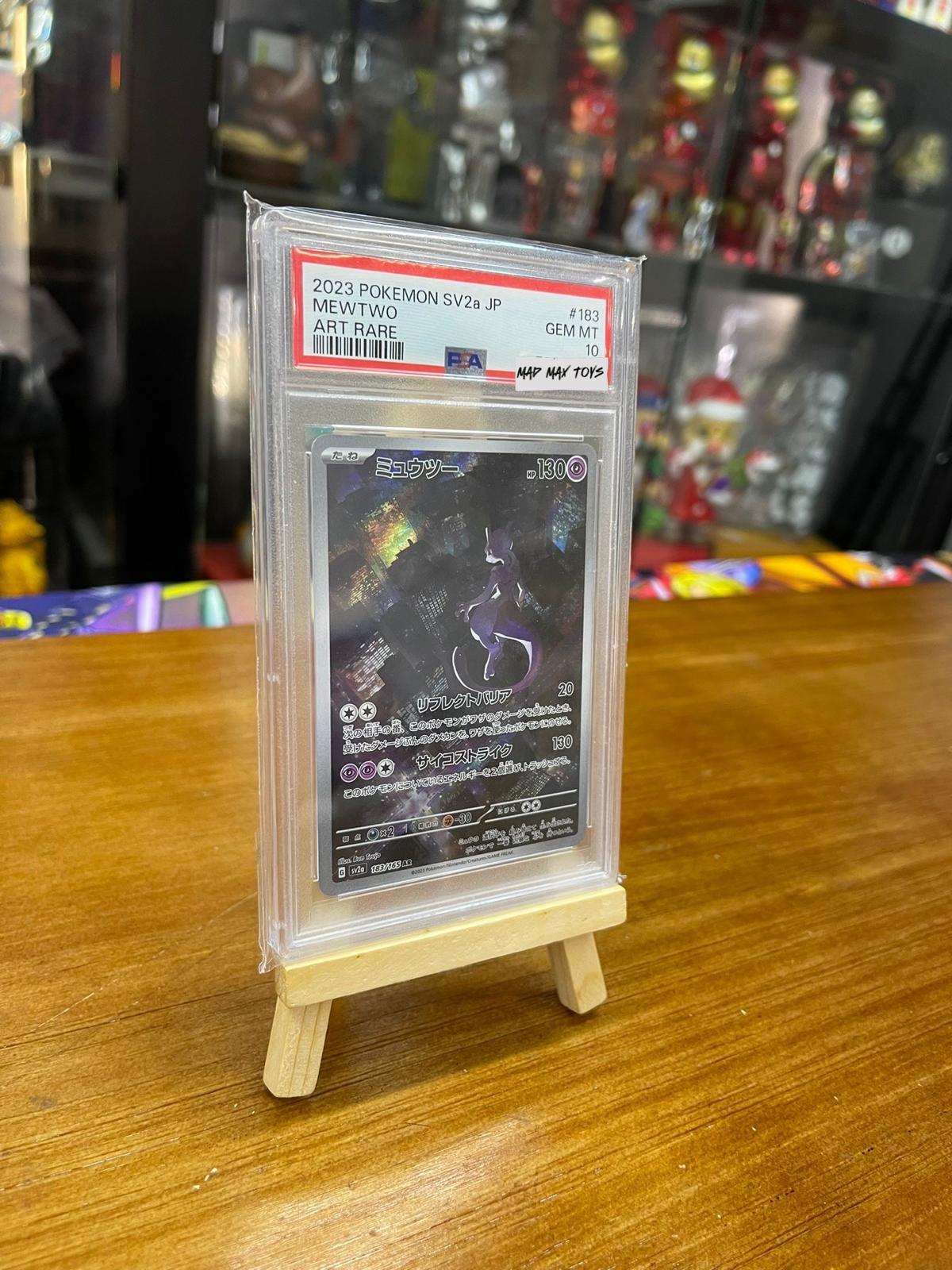 PTCG Pokemon PSA10 2023 Mewtwo art rare 全圖 樓頂超夢 #183(183/165)