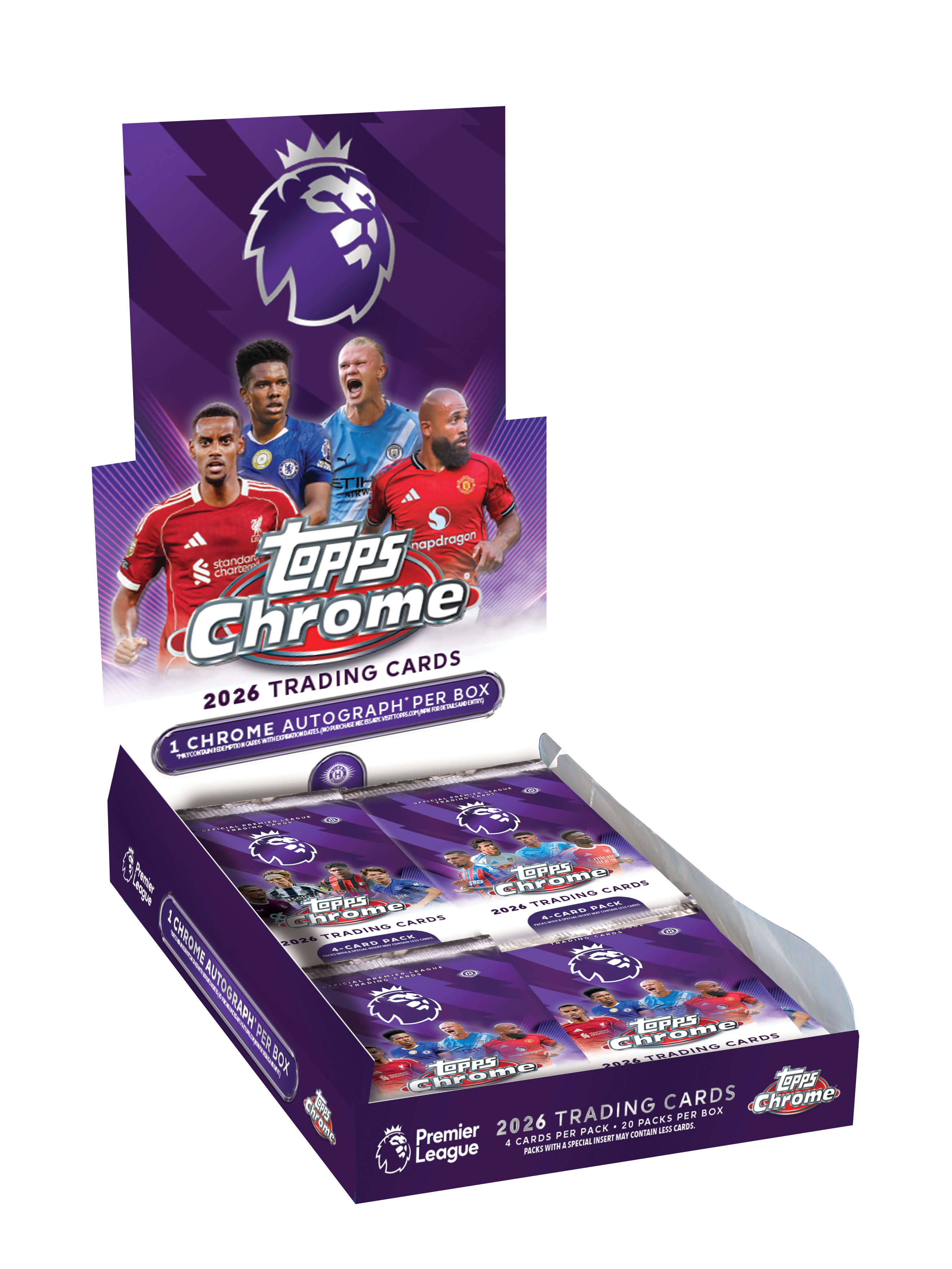 2026 Topps Chrome® Premier League - Hobby Box