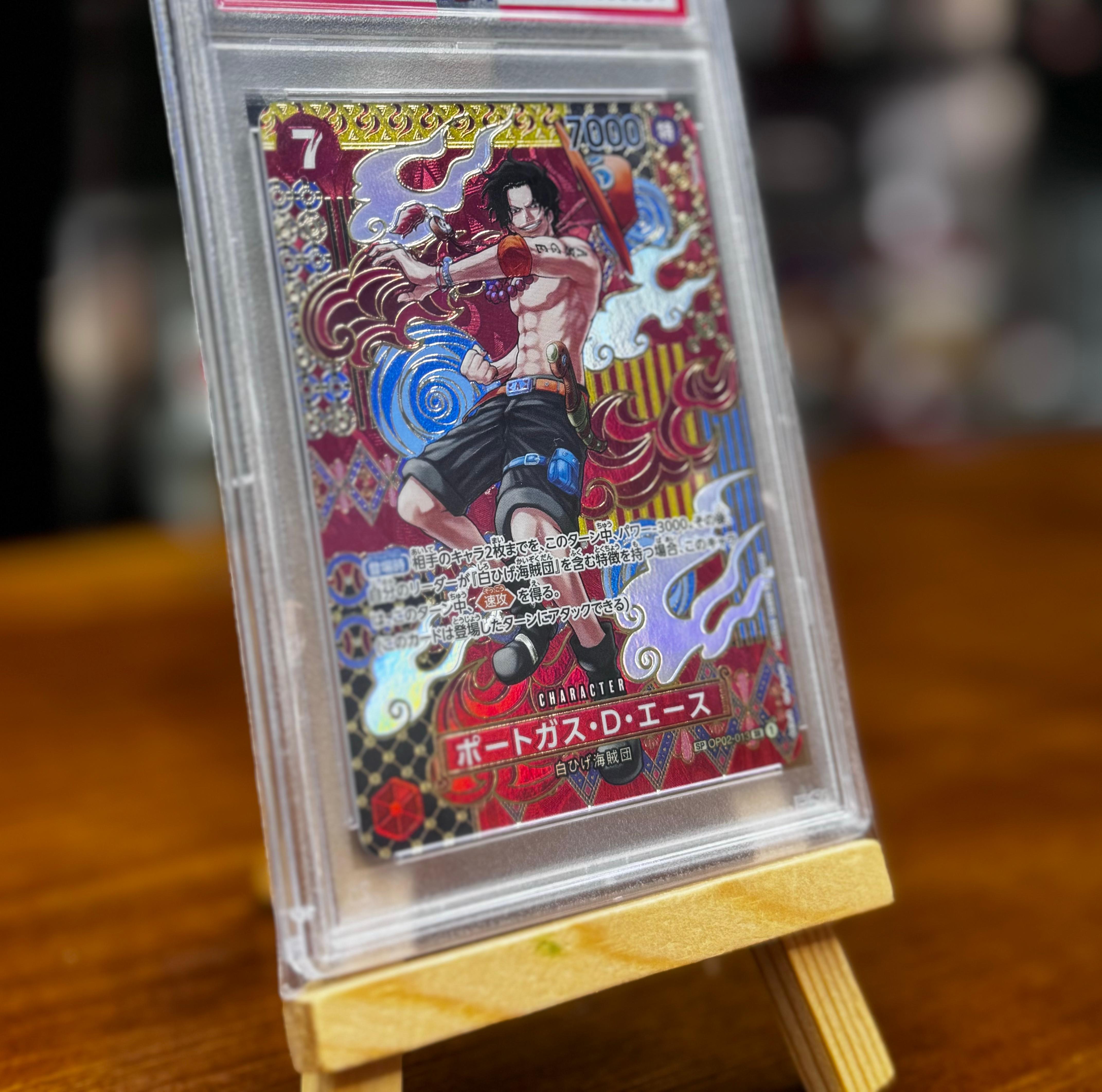 PSA10 One Piece Card SP OP02-013 SR 1 SP ポートガス・D・エース(パラレル) – Madmaxtoys