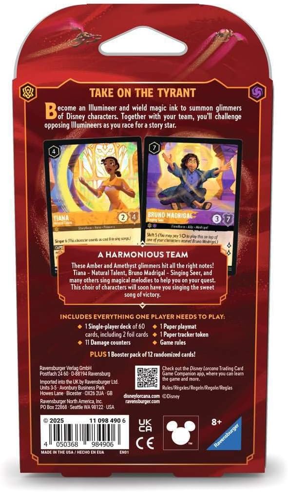 Disney Lorcana-Set 8-Reign of Jafar-Single Player Deck-Tiana&Bruno