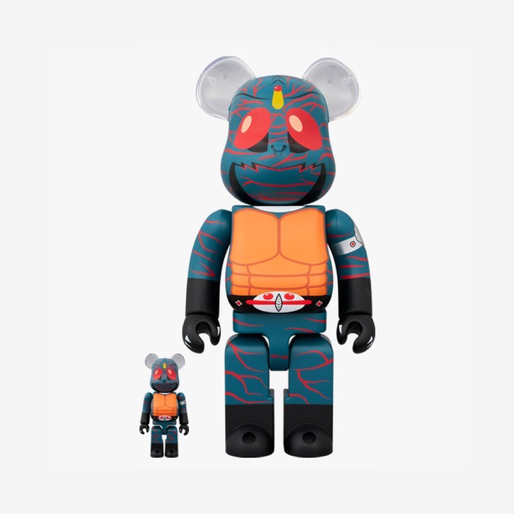 100％ & 400％ BERBRICK 仮面ライダーアマゾン Madmaxtoys