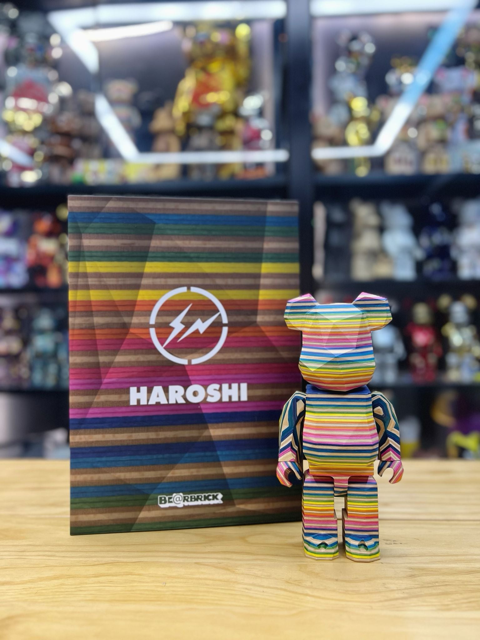 400% Be@rbrick x Fragment x Haroshi Karimoku (Polygon)