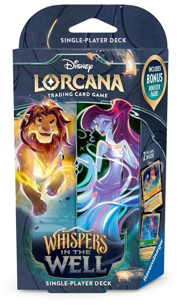 Disney Lorcana-Set 10-Whispers in the Well-Starter Deck-SIMBA&MEGARA