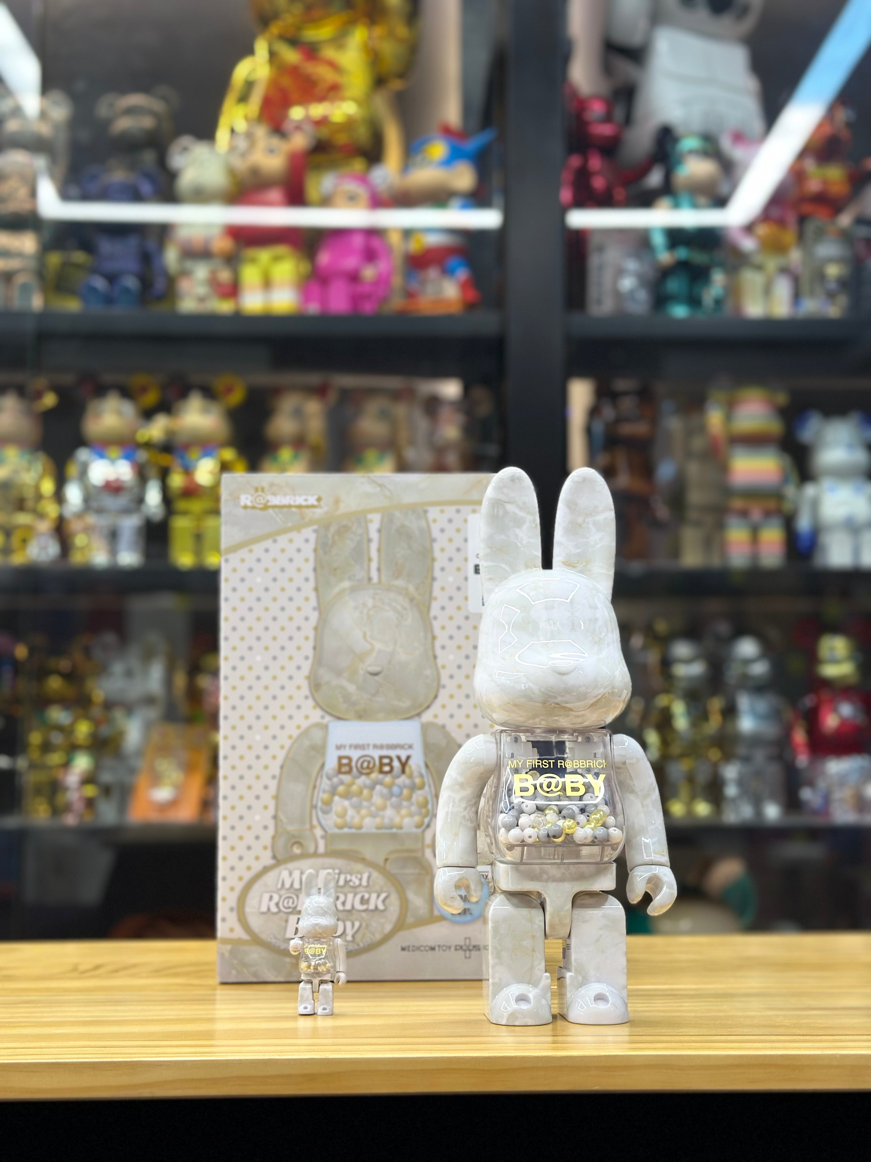 Set of 2 pcs 100% & 400% MY FIRST NY@BRICK & R@BBRICK B@BY MARBLE Ver.