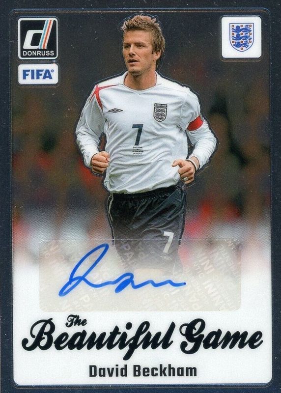 2023-24 Panini - Donruss Soccer FIFA England David Beckham No.BG-D8 (Autograph)
