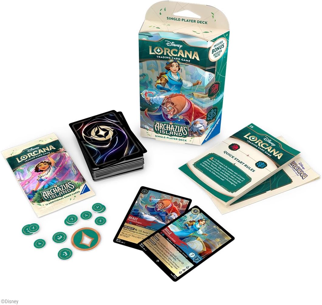 Disney Lorcana-Set 7-Archazia's Island-Single Player Deck-Belle&Beast