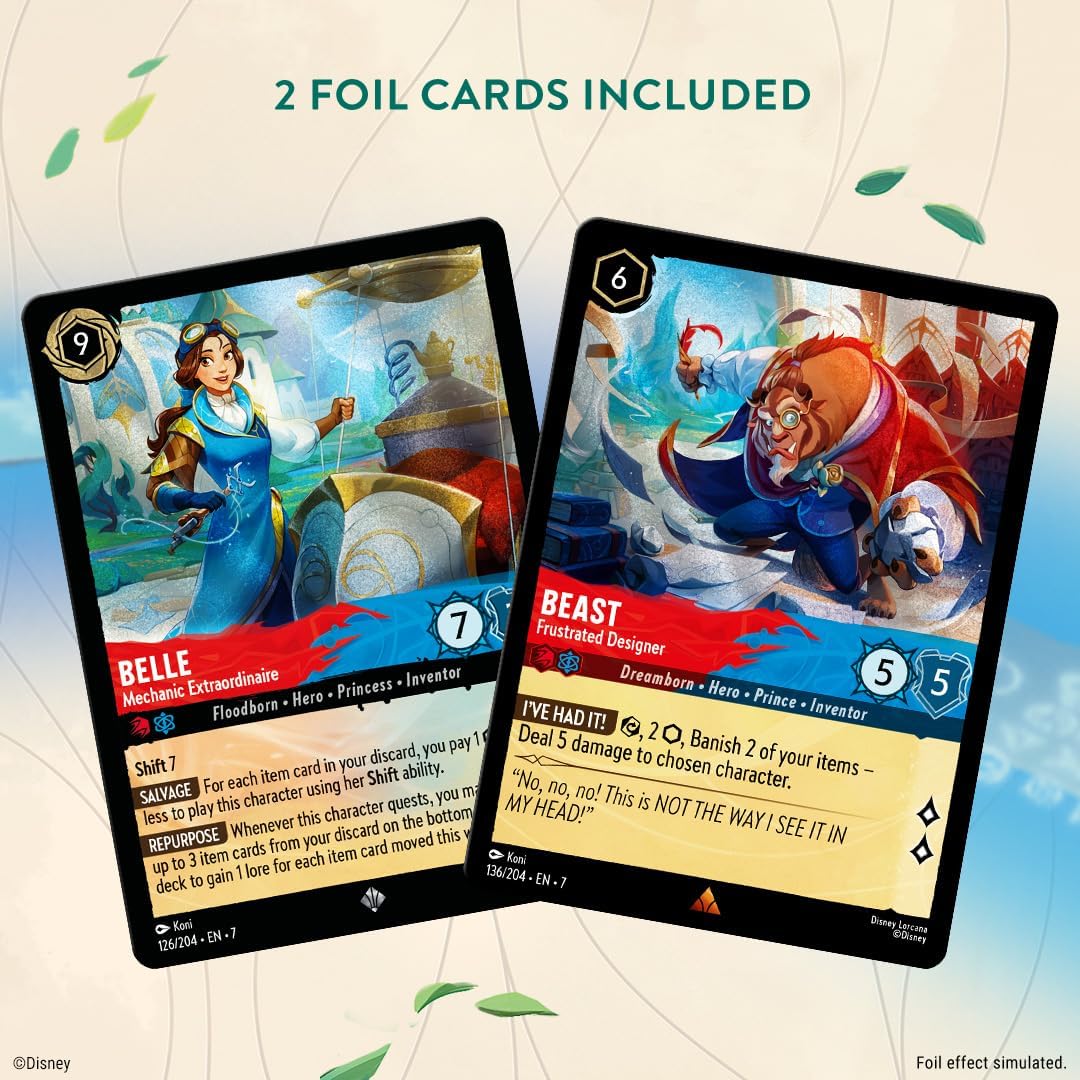 Disney Lorcana-Set 7-Archazia's Island-Single Player Deck-Belle&Beast