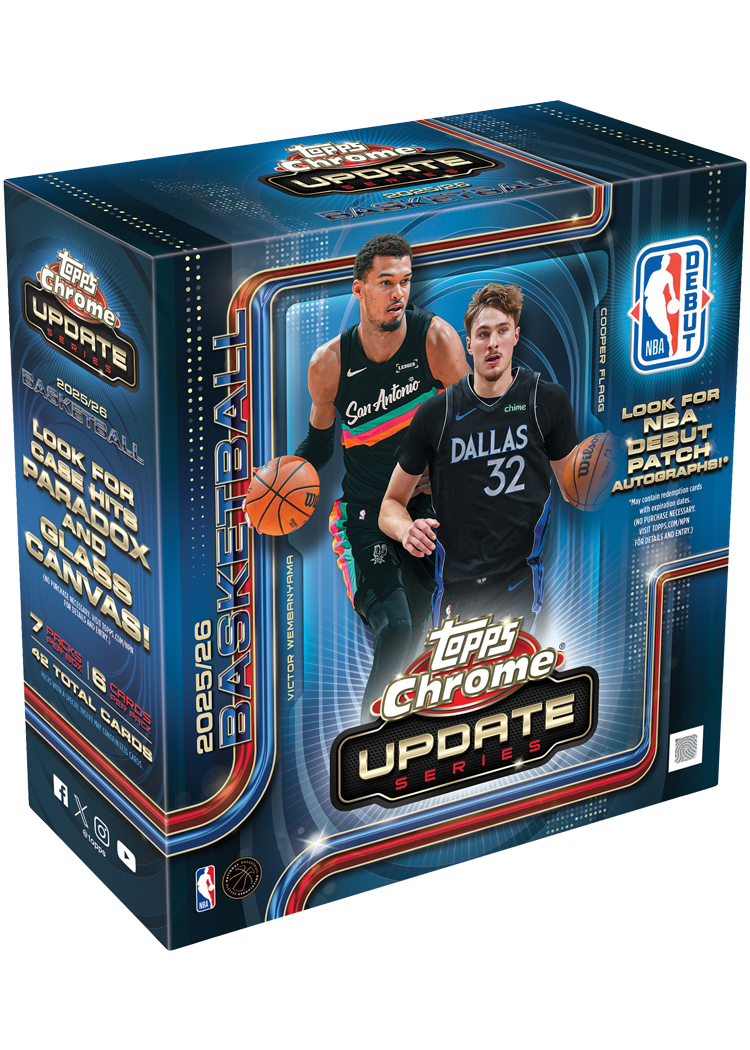 2025-26 Topps Chrome® Updates Basketball - Mega Box