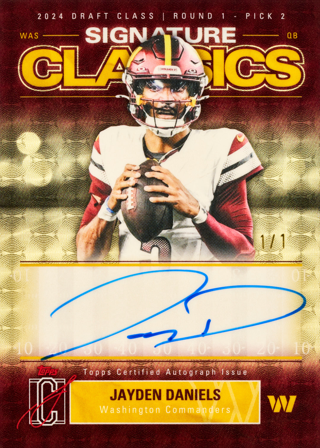2025 Topps Signature Class Football - Jumbo Box